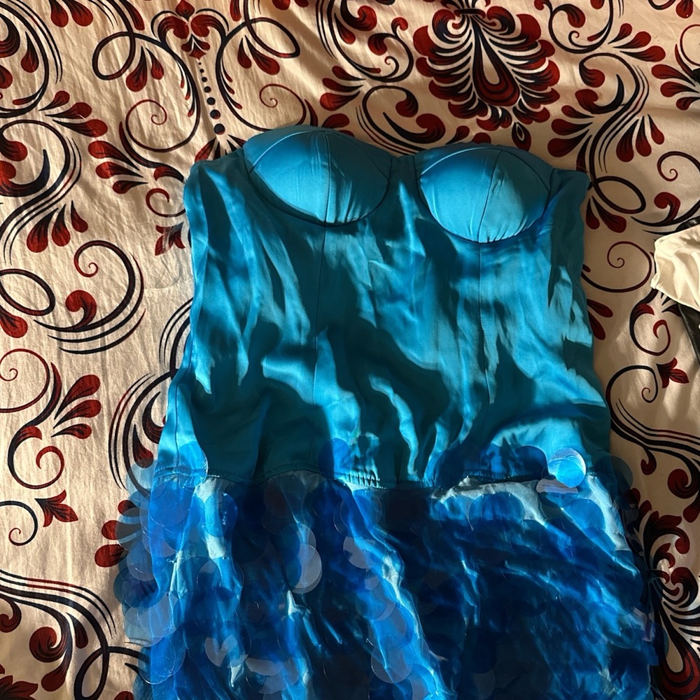 Fashion Nova Sky Blue Dress